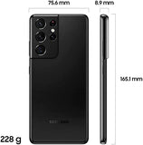 Samsung Galaxy S21 Ultra 5G 6.8" 5G, 12GB RAM 128GB ROM, Phantom Black - Unlocked (Like New)