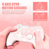 Mytrix Pro Controller Sakura Cherry Blossom Pink for Nintendo Switch - Used Like New