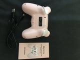 Mytrix Pink Bear Wireless Controller for Nintendo Switch/Switch Lite, Cute Pro Controller with Turbo, Motion, Ergonomic and Breathing Light - Renewed