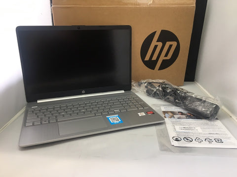 HP 15.6" FHD Slim Laptop AMD Athlon Silver 3050U, 4GB RAM, 128GB SSD, Win 10 - Open Box