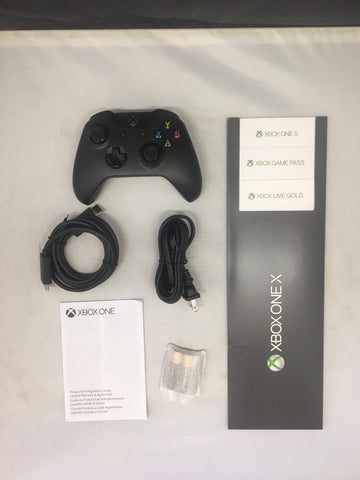 Xbox One X 1TB Console with Wireless Controller, Xbox One X Enhanced, HDR, Native 4K, Ultra HD - Open Box