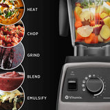 Vitamix Professional Series 750 Blender, Professional-Grade, 64 oz. Low-Profile Container, Self-Cleaning, Black - Used Very Good