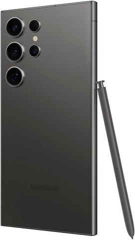 SAMSUNG Galaxy S24 Ultra 5G, US Version, 256GB, Titanium Black - Unlocked (Renewed)