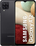 Samsung Galaxy A12 32 GB 6.5 inch HD+, Quad Camera, 5000mAh Battery, Global 4G Volte (AT&T Unlocked for T-Mobile, Verizon, Metro) A125U, Black - Refurbished
