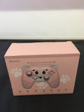 Mytrix Pink Bear Wireless Controller for Nintendo Switch/Switch Lite, Cute Pro Controller with Turbo, Motion, Ergonomic and Breathing Light - Renewed